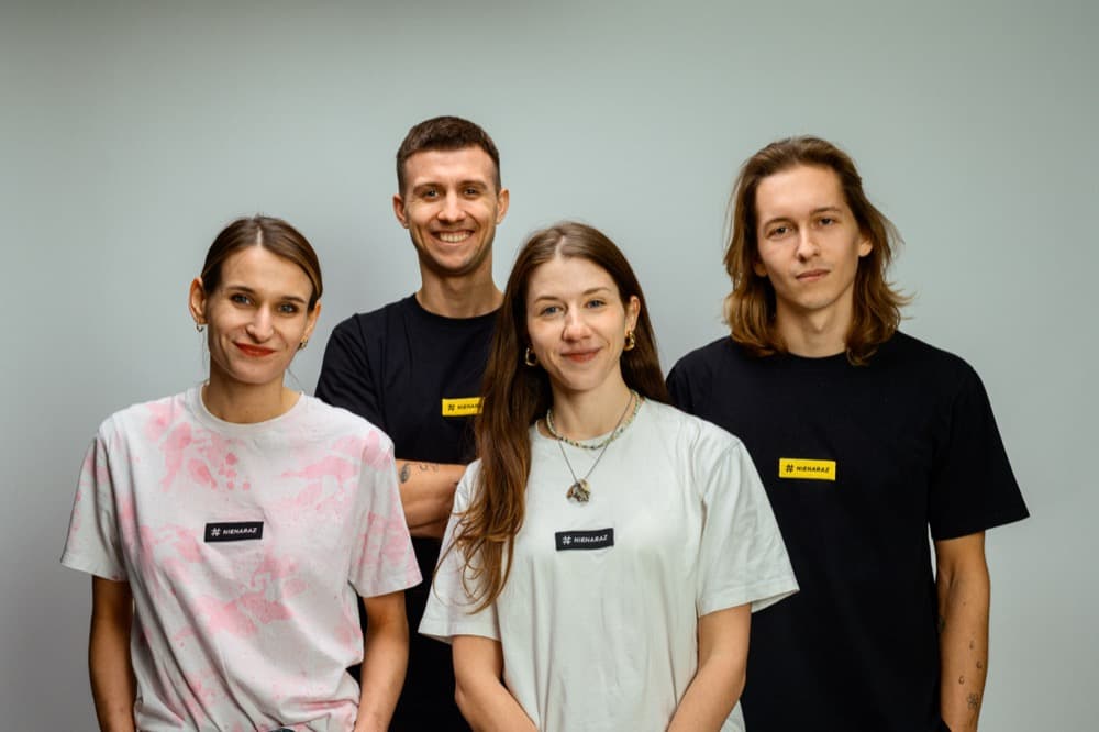 Zespół NIENARAZ — Michalina, Szymon, Aga i Jasiek